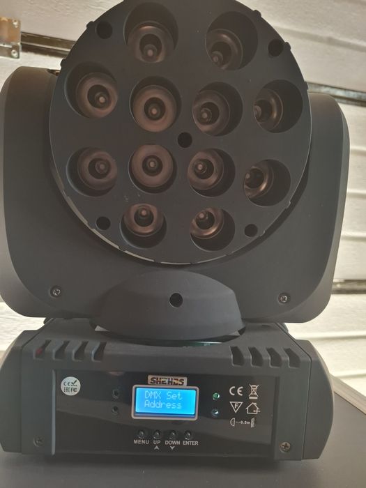 2 x Moving head led wash 12×12w