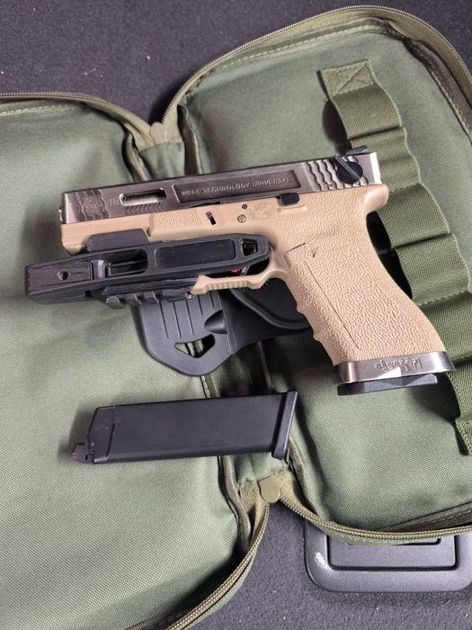WE GBB Glock 18C Gen4 T8 Custom - Airsoft реплика