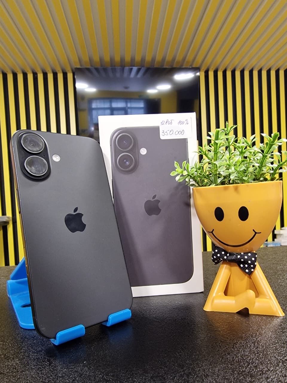 Iphone 16, 128гб, 100% акб, Kaspi 0-0-12
