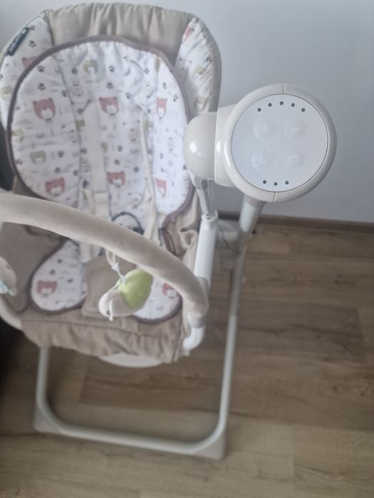 2 in 1 leagan si scaun de masa pentru bebelusi