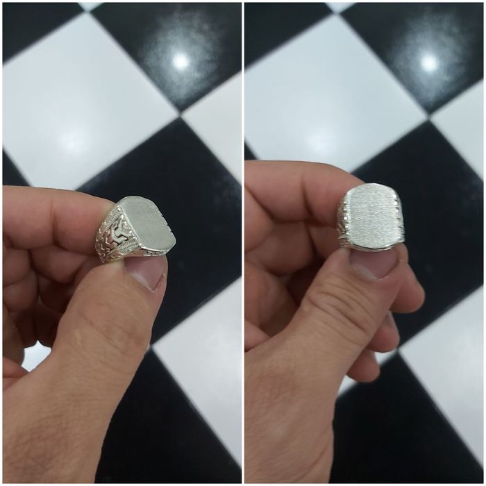 Kumush uzuk persten Серебряный перстень авторский