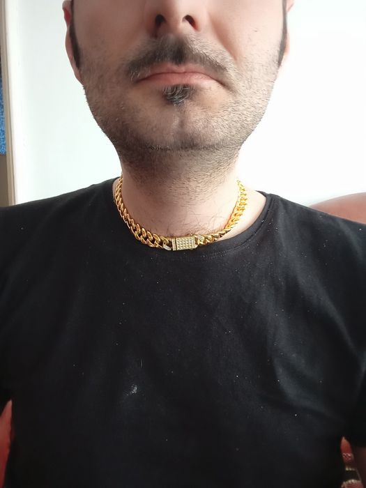 Seturi cuban placate cu aur de 14k modele unisex