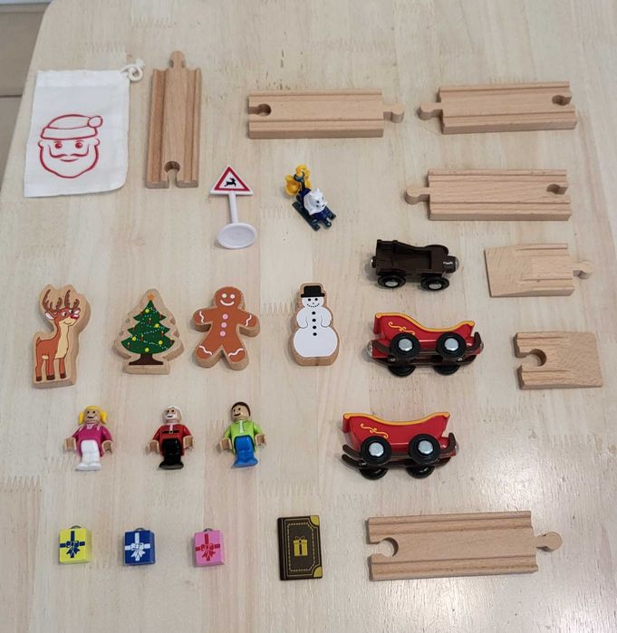 Joc Craciun cu piese lemn, Lidl Playtive Junior