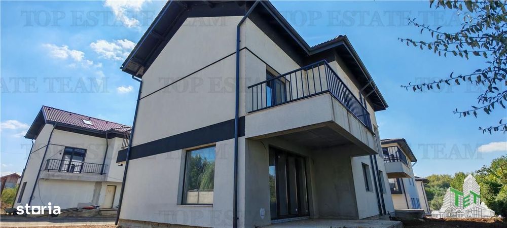 Vila individuala cuplata, in complex rezidential modern, cu 5 camere s
