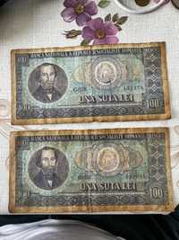 Bancnota una suta lei 1966