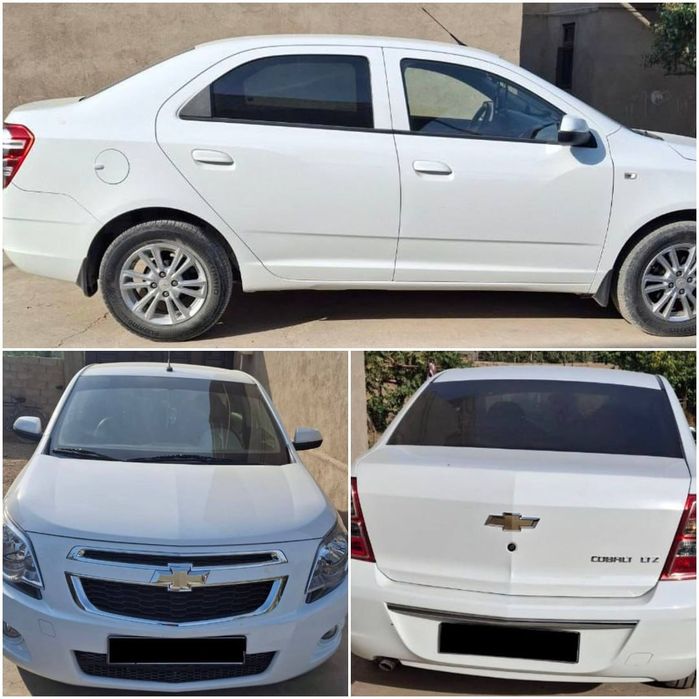 Oq rangdagi Cobalt 2024-yil, 7 200 km yurgan, sotiladi.Qashqadaryo