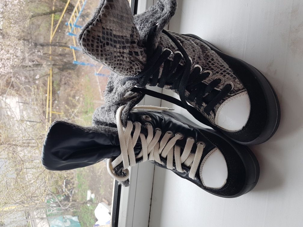 ботинки зимние унисекс