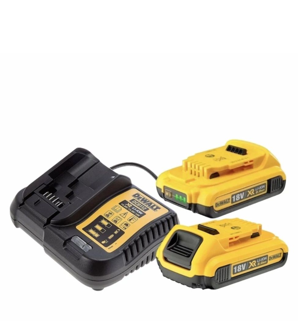 Комплект Зарядно устройство Dewalt DCB112 с 2 броя батерии 2Ah