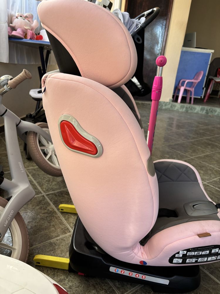 Детско розово столче за кола chipolino