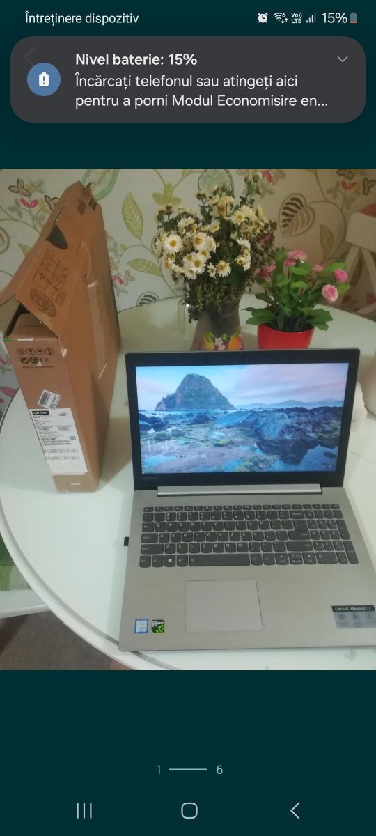 Laptop Lenovo i5 8300h. 15.6", 1 tb ssd