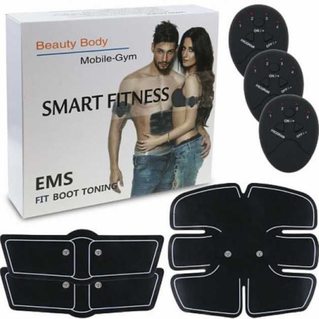 Мускулен електростимулатор за стягане и оформяне Smart Fitness 3 в 1
