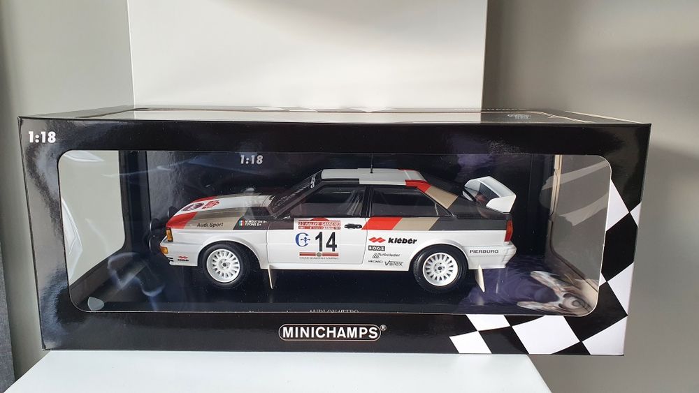 Minichamps Audi Quattro 1/18 Audi Sport Rallye Sanremo 1981