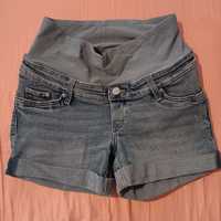 Къси дънкови панталонки за бременни H&M, рюазмер XS