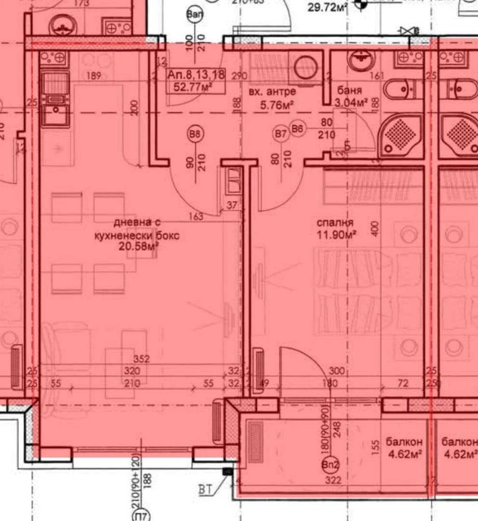 Продава се Двустаен апартамент в Стара Загора, Железник - център - 85 кв.м за 871 €/кв.м - Снимка #3