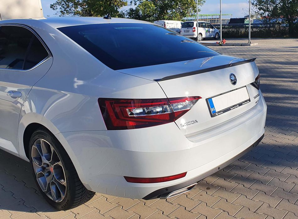 Спойлер за багажник maxton design за skoda superb mk3 (2015-2019)