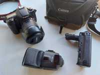 Kit Canon 60D + obiectiv 18-135mm și accesorii - stare excelentă