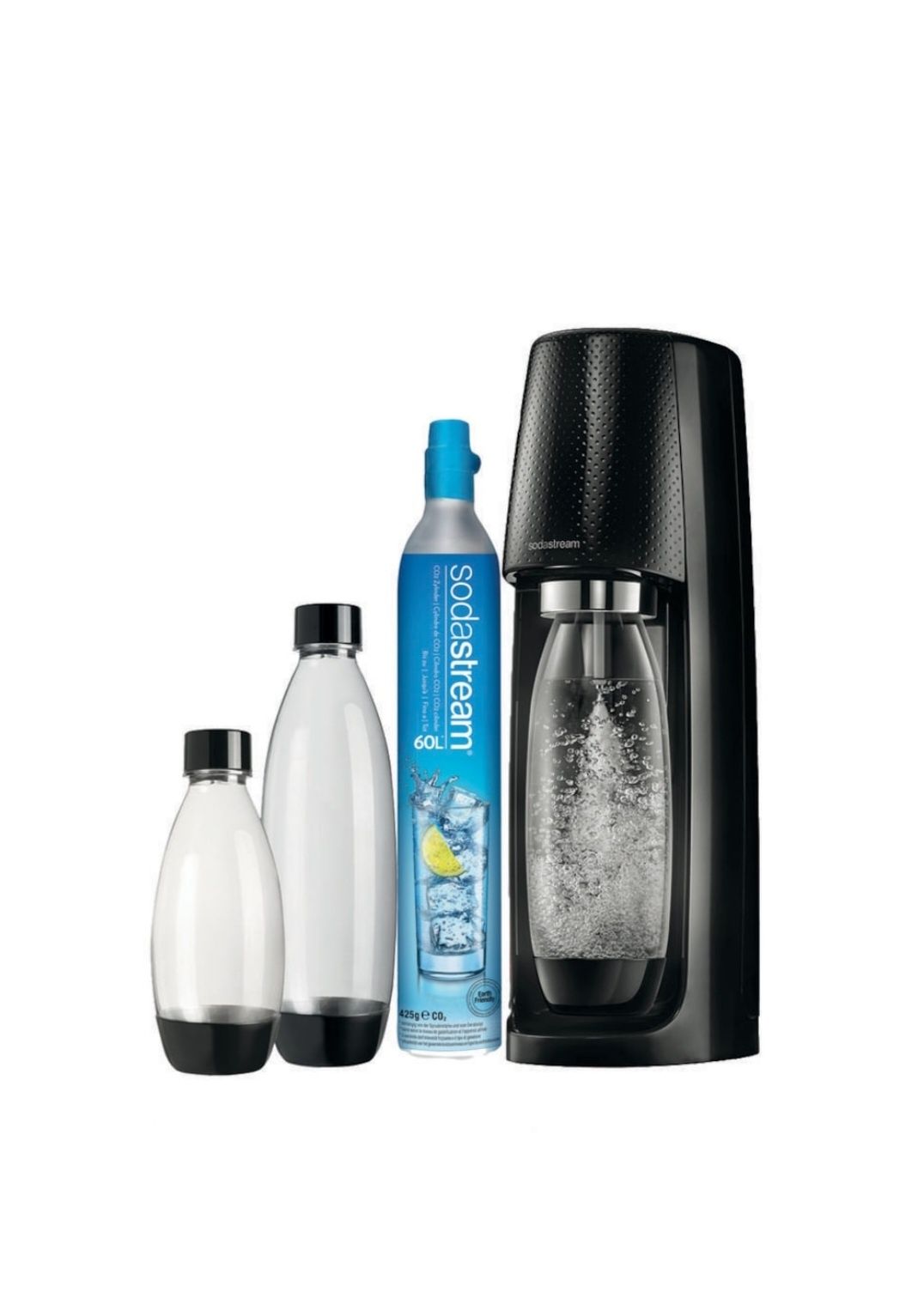 SodaStream Spirit MegaPack, Включени 2бутилки + 60л газова бутилка