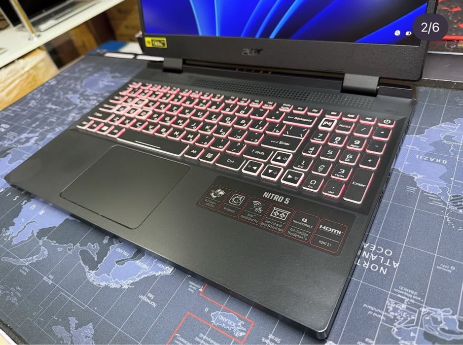 Игровой Acer Nitro 5 - Core i5-12500H/12-ядер/16Gb/SSD512Gb/RTX4050