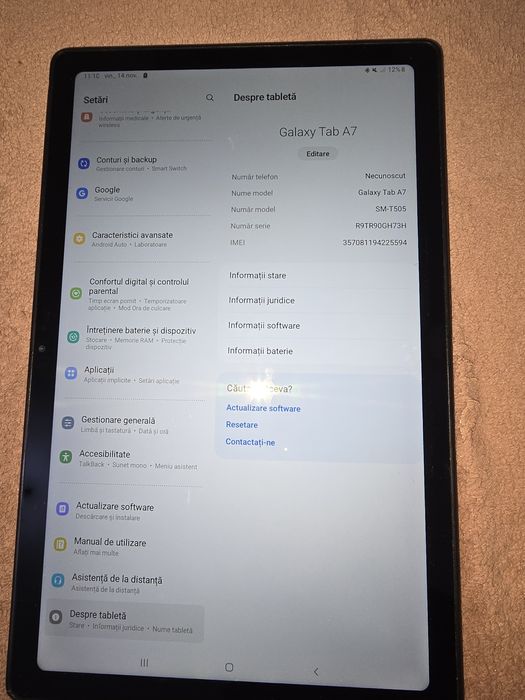 Tableta samsung tab a7