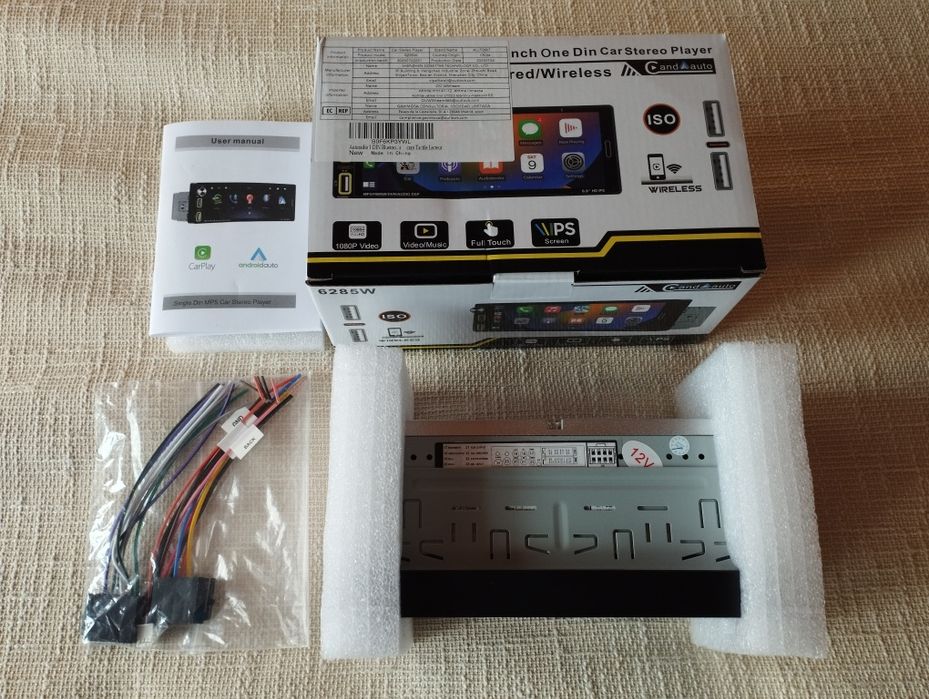 Android Auto & CarPlay радио мултимедия 1/signle DIN