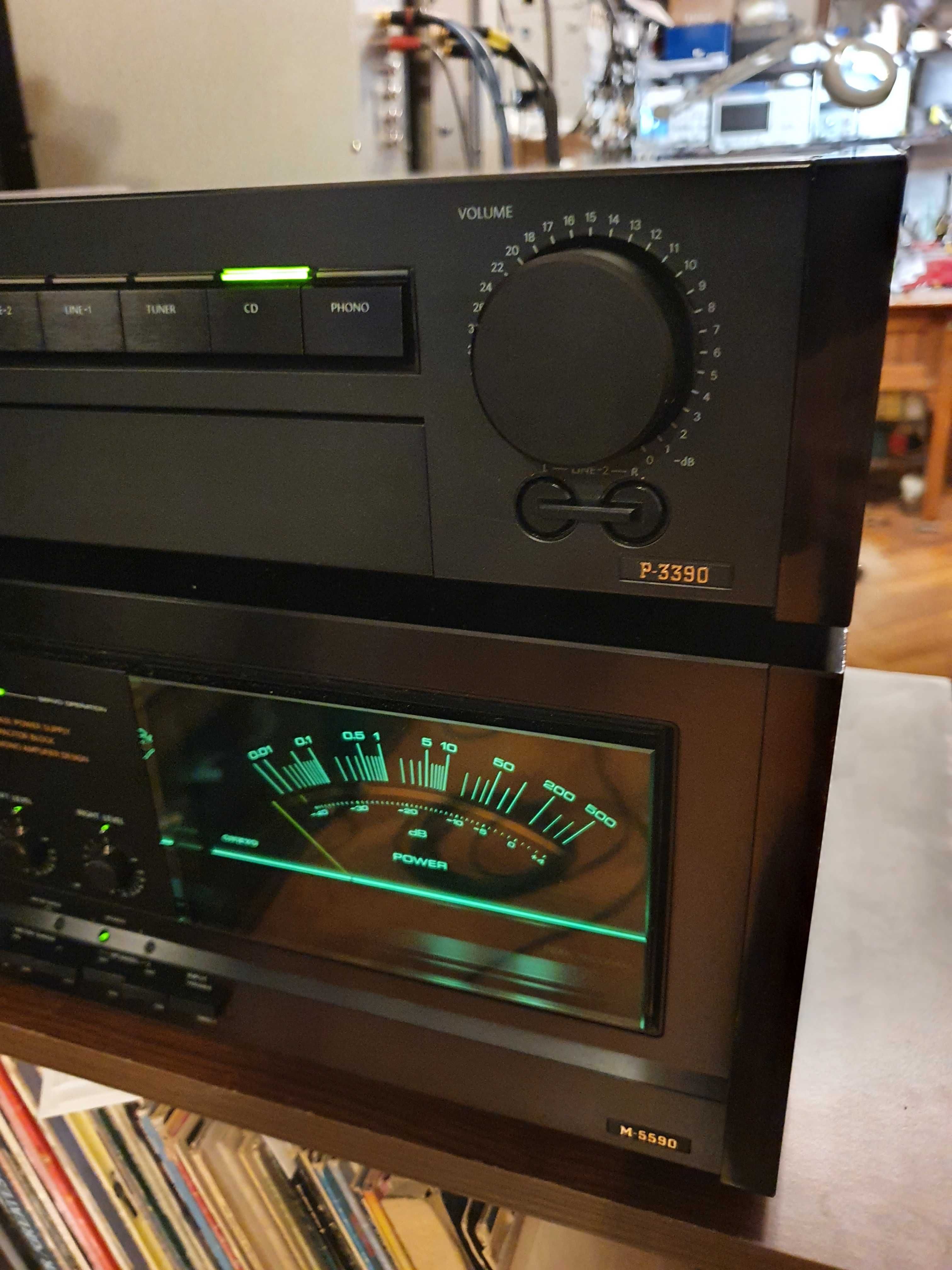 Onkyo M-5590 & P-3390 power si preu. Sistem superb HI-FI