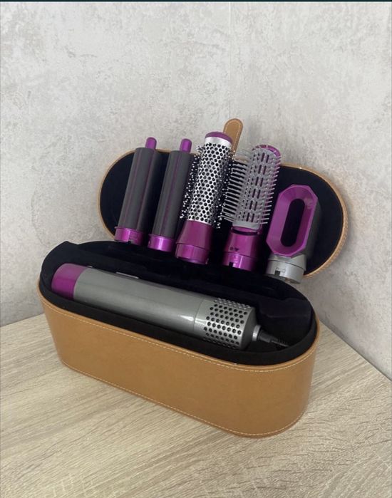 Дайсон 5в1 фен, укладка волос