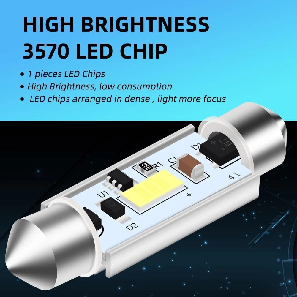 комплект диодни led крушки 2броя , за интериор,осветление номер ...
