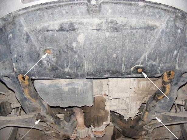 Метална кора под двигател и скорости Chevrolet Captiva 2006г – 2010г