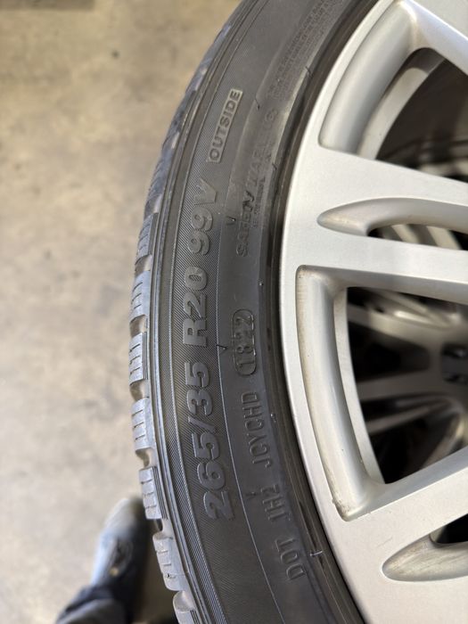 265/35 20 Kumho оригинални джанти 20” ауди