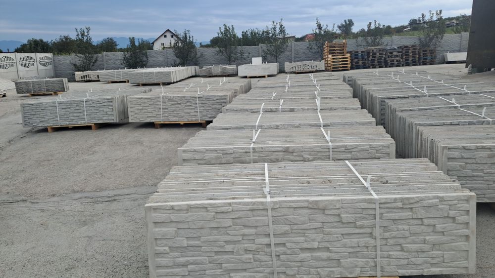 Gard din placi beton