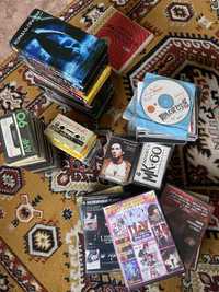 Продам аудио видеокассеты DVD диски