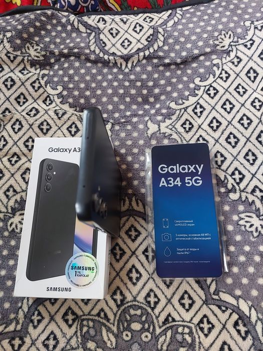 Самсунг А34 6/128талик халатик янгиде