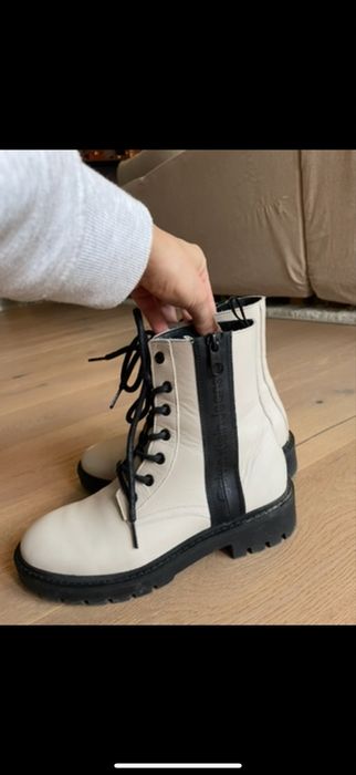 Кожени боти Calvin Klein