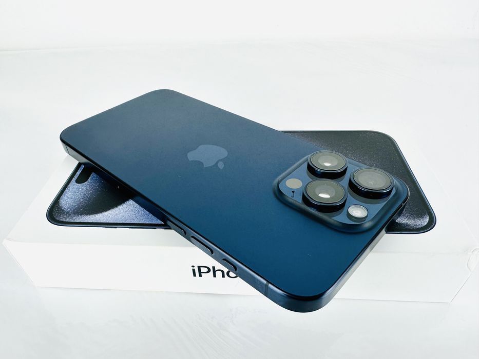Apple iPhone 15 Pro 128GB Blue Titanium 92% Батерия! Гаранция!
