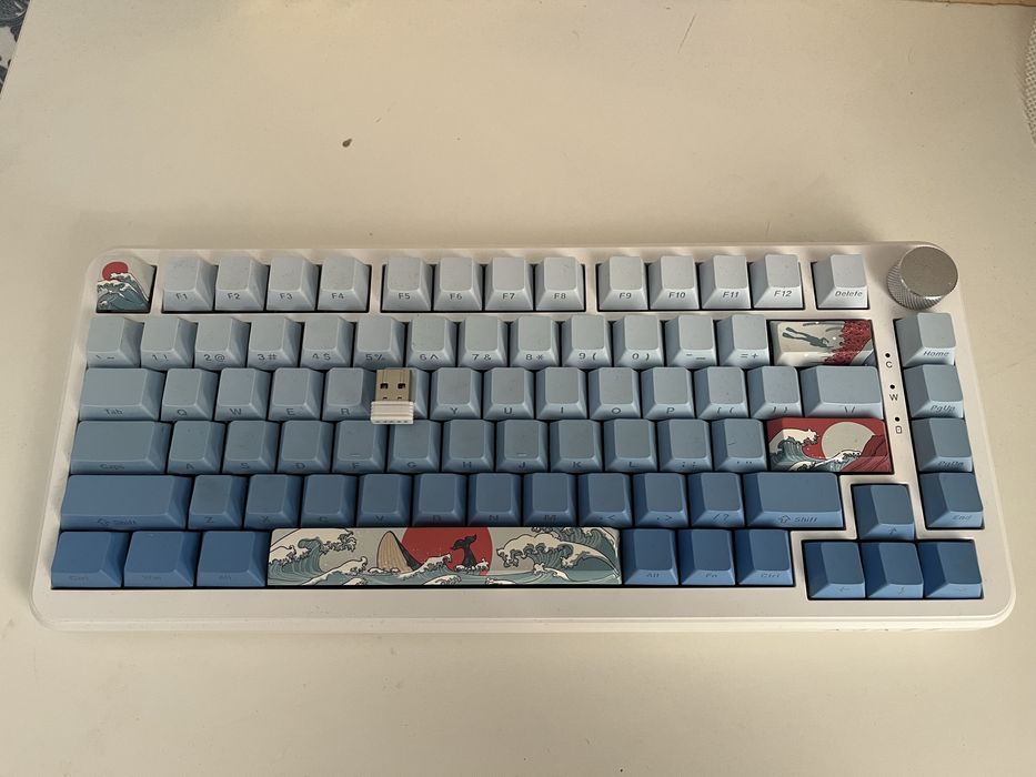 Клавиатура Ajazz AK820 Max голубой