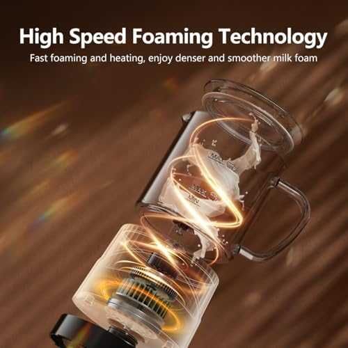 Нов Автоматичен фротер за мляко 400 мл – гореща и студена пяна напитки