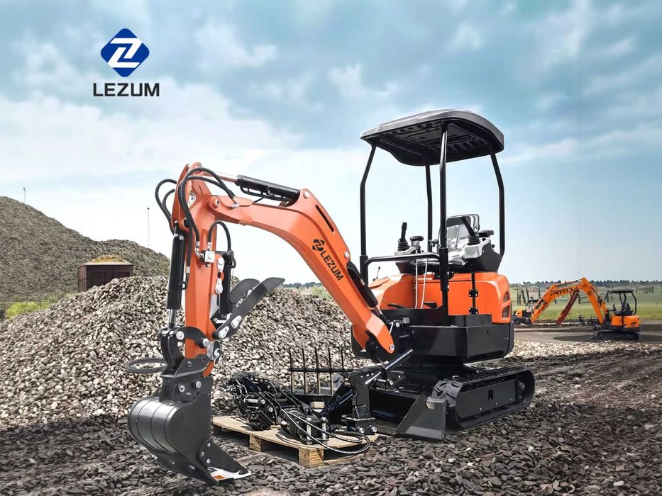 LEZUM Продава се чисто нов мини багер, фабрика за мини багери