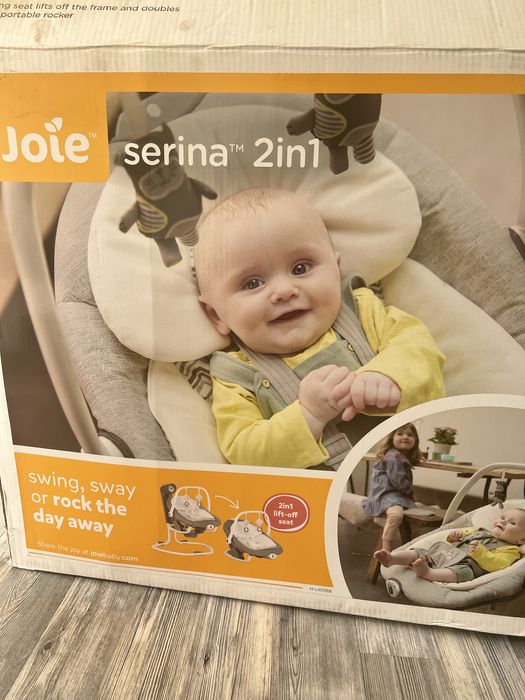 Люлка шезлонг joie serina 2в1