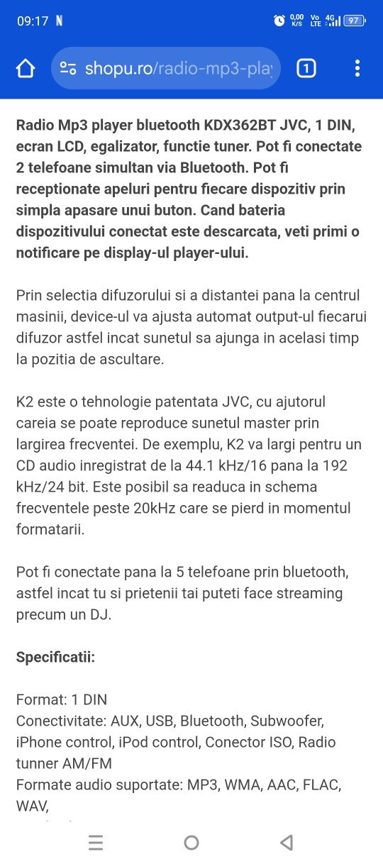 Player audio auto