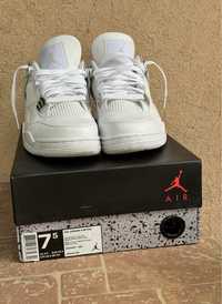 Nike Air Jordan 4 Pure Money / Metallic Silver EU 40.5 OG