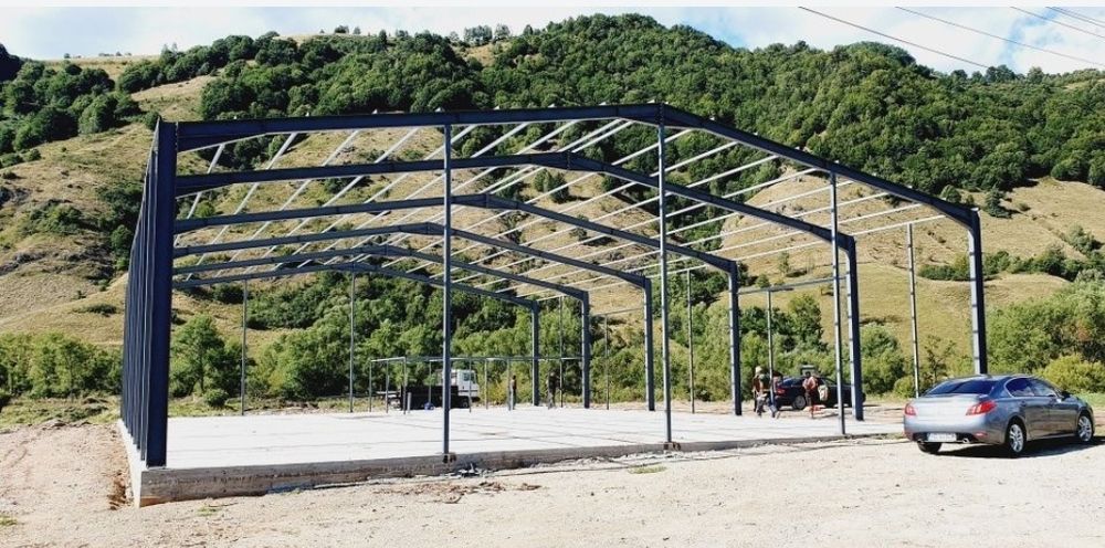 Structura metalica 10x20 din profile si tevei