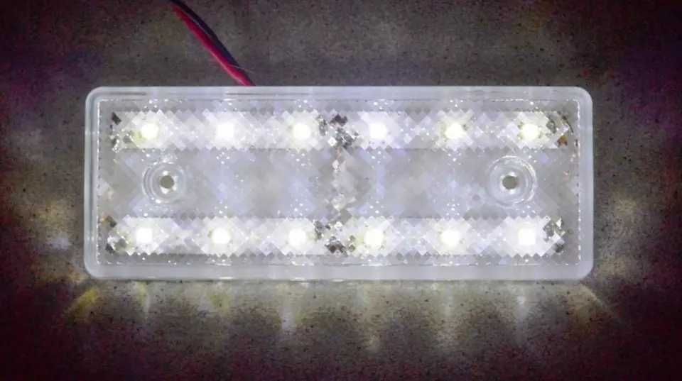 1бр. диодни LED ЛЕД габарити за камион с 12 диода  12-24V , 4 цвята