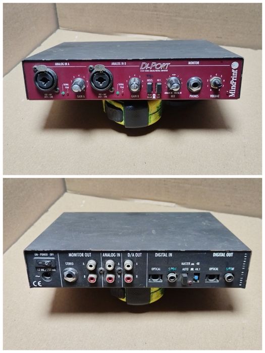 Немски DI-PORT MINDPRINT 24'Битов Стерео Аналогов Цифров Конвертор.