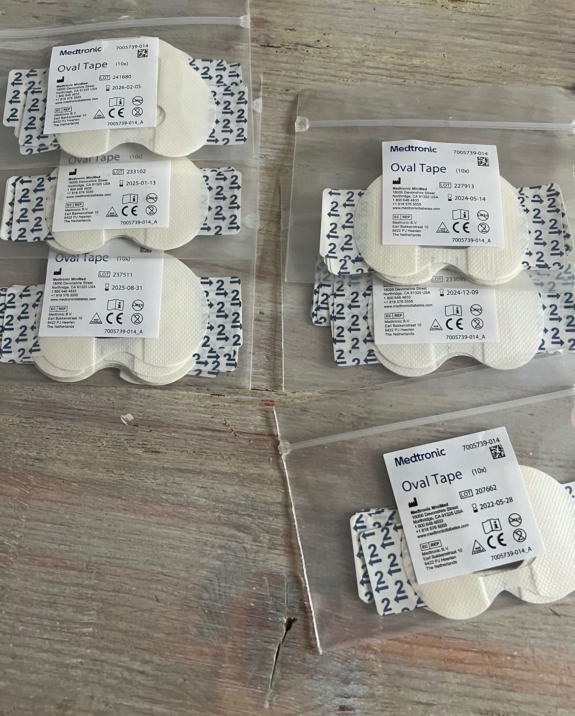 Plasturi ovali pt senzori medtronic