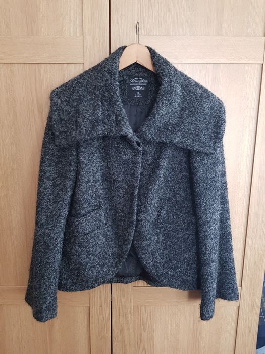 Pardesiu/ paltonaș, scurtă damă, 48% lână, mărimea M- 40(Eur)/  12 (U.