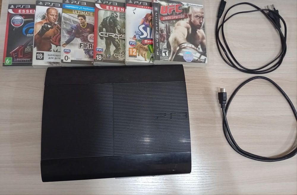 Playstation 3 super slim 500gb (прошитая)