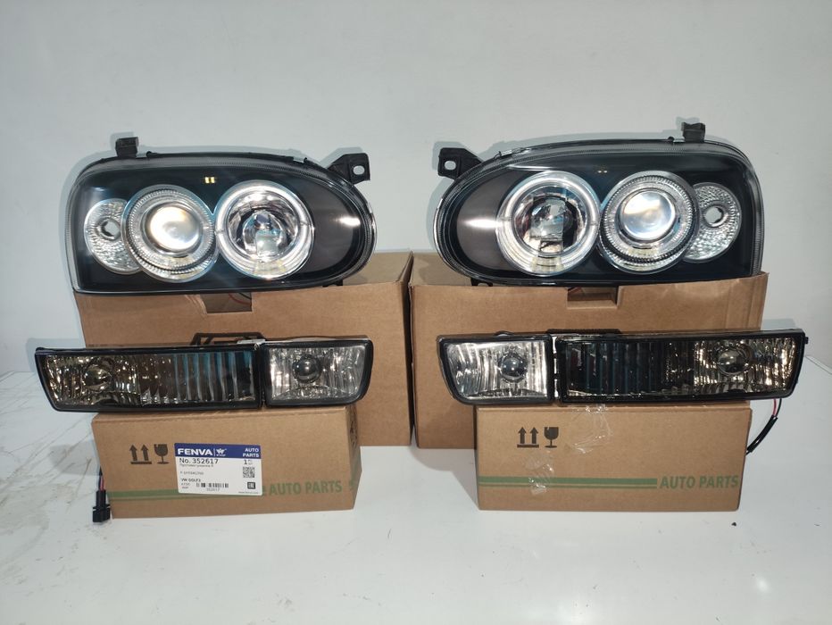 Фара гольф 3 хрустальный