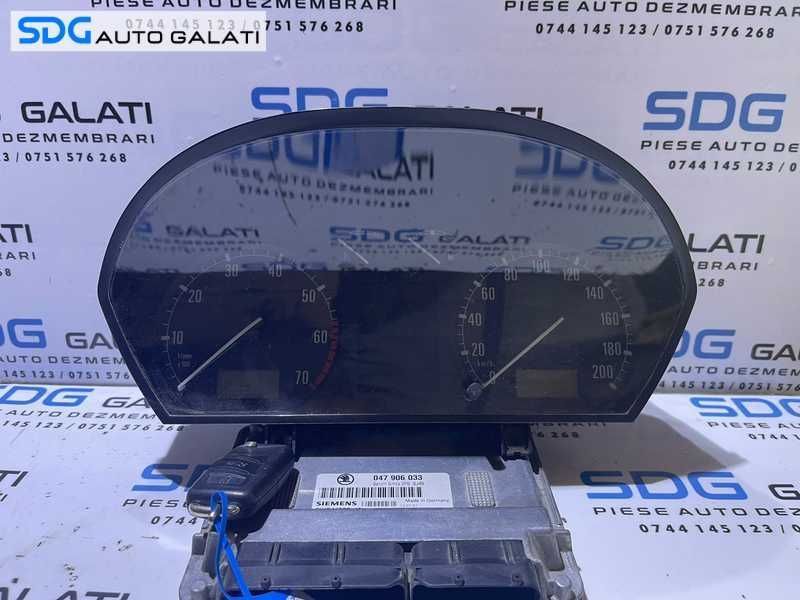 Kit Pornire ECU Calculator Motor Cip Cheie Imobilizator Skoda Fabia 1 1.4 MPI 2000 - 2008 Cod 047906033 5WP4420010 5WP44200