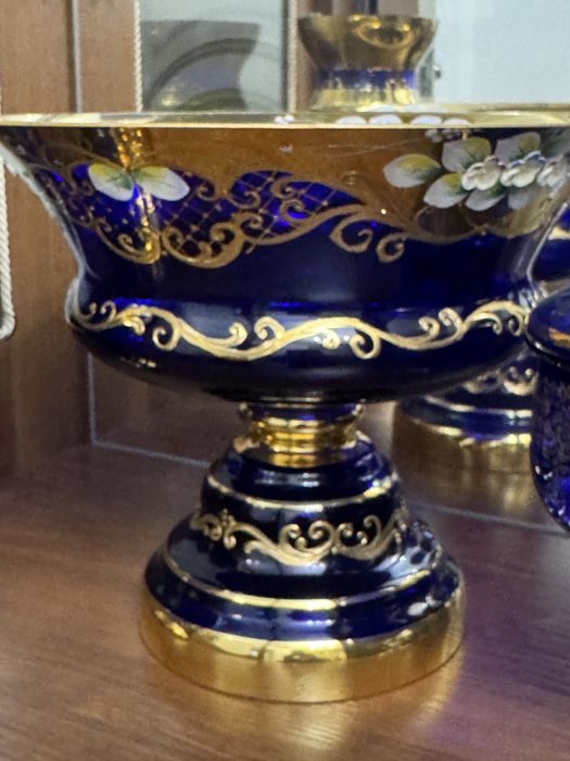 Фруктовница конфетницы салатницы богемия