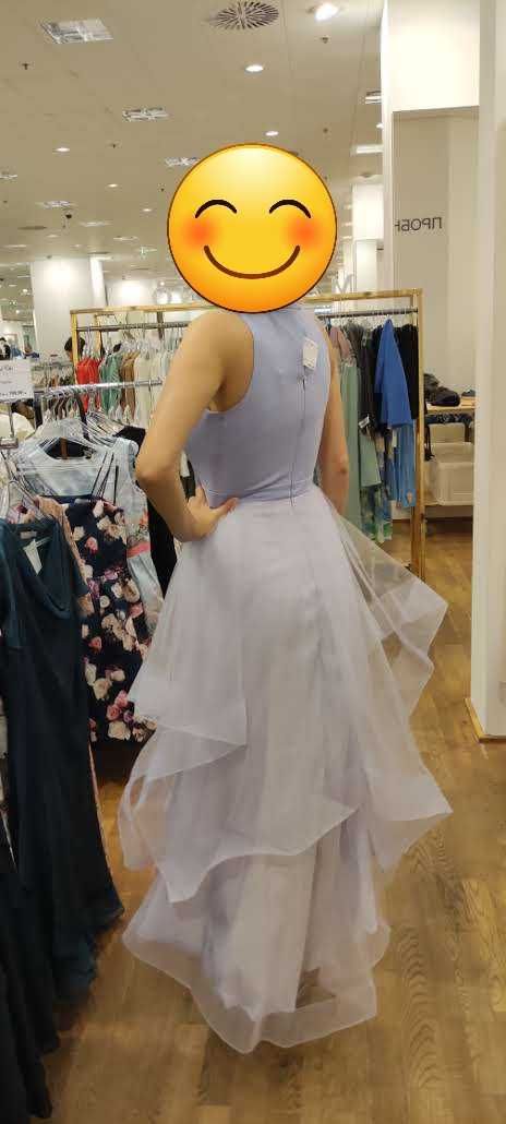 Стилна рокля - лилава